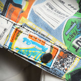 Graffiti Denim Jacket Autumn Graffiti Camouflage Denim Jacket Jacket