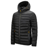 Doudoune Autumn and Winter Large Size Men's Hooded Cotton-Padded Jacket Lightweight Coat