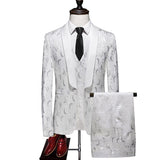 Mens Graduation Outfits Suit Men's Slim Fit Suit Business Clothing Bridegroom Wedding Tuxedo Three-Piece Suit Men
