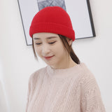Women's Beanies Knitted Woolen Cap Women's Skullcap Chinese Landlord Hat