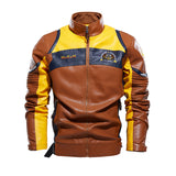 1970 East West Leather Jacket Men's Motorcycle Clothing Handsome Leather Jacket