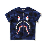 A Ape Print for Kids T Shirt Children's T-shirt Camouflage Shark Short Sleeve