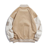 Varsity Jacket For Men Baseball Jackets Nanxia Qiaozhuang Autumn 2020 Men's Baseball Uniforms Japanese Original Three-Color Color Contrast Patchwork Casual Jacket Fashion