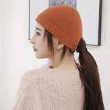 Women's Beanies Knitted Woolen Cap Women's Skullcap Chinese Landlord Hat