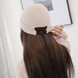 Women's Beanies Knitted Woolen Cap Women's Skullcap Chinese Landlord Hat