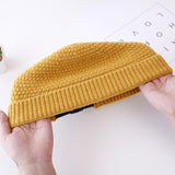 Women's Beanies Knitted Woolen Cap Women's Skullcap Chinese Landlord Hat