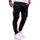 Stacking Jeans Slim Trouser Skinny Jean Men's Sports Casual Patchwork Three-Dimensional Mid-Waist Overalls Men