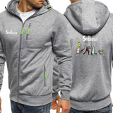 Rick and Morty Pullover Hoodie Sweatshirts Anime Cardigan Hooded Sweaters Menswear