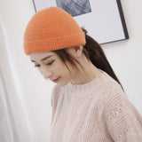 Women's Beanies Knitted Woolen Cap Women's Skullcap Chinese Landlord Hat