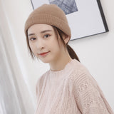 Women's Beanies Knitted Woolen Cap Women's Skullcap Chinese Landlord Hat