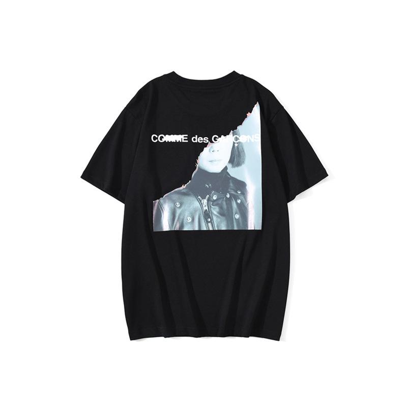 A Ape Print T Shirt Printed Oversize Short Sleeve Hip Hop Loose-Fitting Casual T-shirt