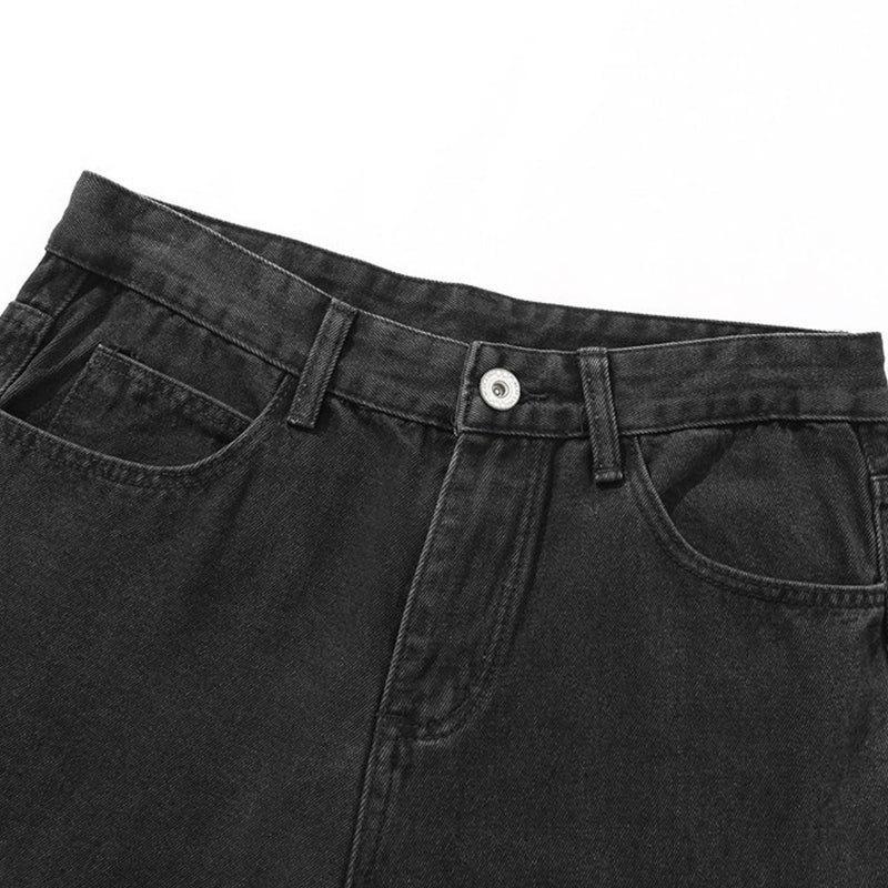 Solid Color Jeans plus Size Retro Sports Trousers Casual Trousers Men's Men Denim Pants