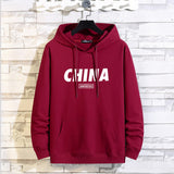 Maroon Graphic Hoodie