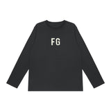 Fog Essential Sweatshirt Long Sleeved Tshirt Bottoming Shirt Men's Trendy Plus Size Retro Sports Essl