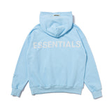 Fog Fear Of God Essential Hoodie Letter 3M Reflective High Street Hoodie Sweater Men's and Women's European and American Fashion Brand Sweater Foge