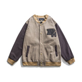 Varsity Jacket for Men Baseball Jackets Autumn Long Sleeve Coat Baseball Uniform Jacket Men