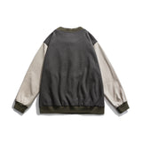 Varsity Jacket for Men Baseball Jackets Autumn Long Sleeve Coat Baseball Uniform Jacket Men