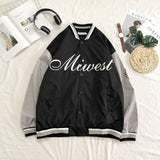 Varsity Jacket for Men Baseball Jackets Baseball Uniform Men Loose Retro Coat Jacket