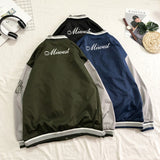 Varsity Jacket for Men Baseball Jackets Baseball Uniform Men Loose Retro Coat Jacket