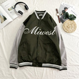 Varsity Jacket for Men Baseball Jackets Baseball Uniform Men Loose Retro Coat Jacket