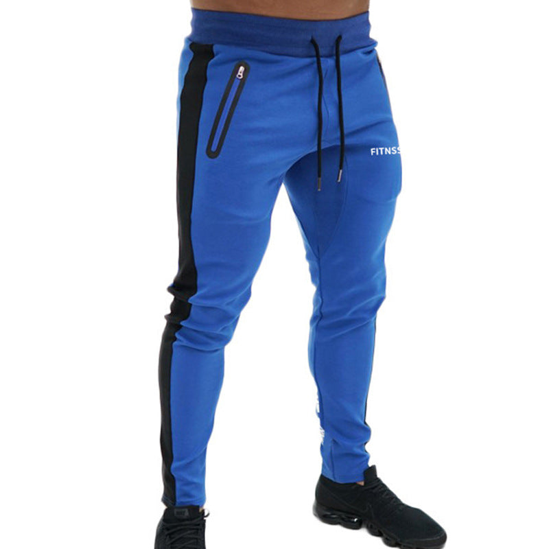 Spring and Autumn Casual Pants Men's Large Size Retro Sports Trousers Solid Color Trousers Men's Sports Pant