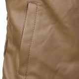 Urban Leather Jacket Men's Leather Clothing Winter Men's PU Leather Jacket Baseball Leather Jacket