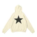 Fog T Shirt Autumn and Winter FivePointed Star Simple AllMatch Letters Printed Printed Sweater fear of god