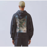 Fog Hoodie Floral Sweatshirt Hoodie Male and Female Large Size Retro Sports fear of god essential