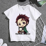 Demon Slayer TShirt Men's Classic Shirts Anime Character Costume Anime Print Men's Short-Sleeved Cartoon T-shirt