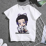 Demon Slayer TShirt Men's Classic Shirts Anime Character Costume Anime Print Men's Short-Sleeved Cartoon T-shirt