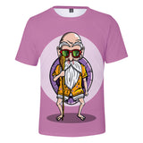 Anime TShirts Aesthetic Men's Shirt Cartoon Characters Peripheral 3D Men's Short-Sleeved T-shirt