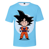 Anime TShirts Aesthetic Men's Shirt Cartoon Characters Peripheral 3D Men's Short-Sleeved T-shirt