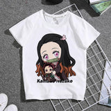 Demon Slayer TShirt Men's Classic Shirts Anime Character Costume Anime Print Men's Short-Sleeved Cartoon T-shirt