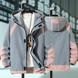 Men Cargo Jacket Men's Spring and Autumn Casual Fashion Work Clothes Coat Men's Clothing Top