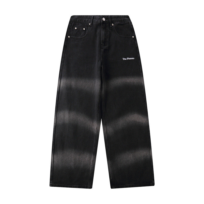 Jeans Men's plus Size Retro Sports Trousers Loose Casual Trousers Men Denim Pants