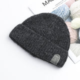 Women Beanies Autumn and Winter Knitted Hat Thick Warm Skullcap Woolen Cap