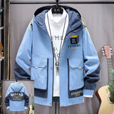 Veste Homme Mi Saison Spring Men's Jacket Trendy Handsome All-Matching Fashion Casual Men's Jacket