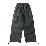 Multi-Pocket Cargo Pants Men's plus Size Retro Sports Hip Hop Hiphop Pants Trend Loose-Fitting Wide-Leg Trousers Men Pants