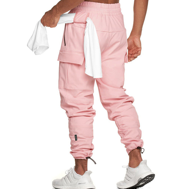 Spring and Autumn Men's Trousers Casual Pants plus Size Sports Straight Pants Men's Sports Pant