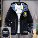 Veste Homme Mi Saison Spring Men's Jacket Trendy Handsome All-Matching Fashion Casual Men's Jacket