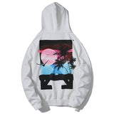 Coconut Arrow 3d Printed Cotton Pullover Hooded Sweater