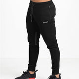 Gym Skinny Jogger Pants Men Running Sweatpants Fitness Bodybuilding Training Track Pants Sportswear Male Cotton Jogging Trousers Fitness Exercise Casual Pants Men's Slim Fit Corset Feet