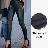 Faux Leather Pants Leggings High Waist Sexy Leather Pants Leggings for Women