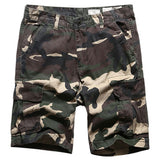 Men T Shirts Casual Tops Men's Business Shirt Fifth Pants Retro Washed Tide Men's Business Shirt Large Shorts Men's Loose Camouflage Middle Pants