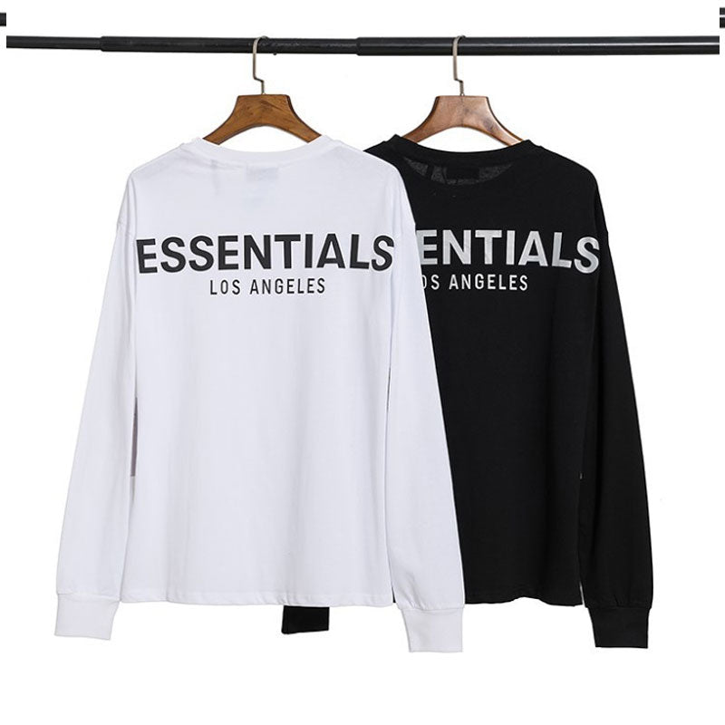Fog Essential Sweatshirt Hoodie Spring and Autumn 3M Reflective High Street Loose Style Long Sleeve TShirt
