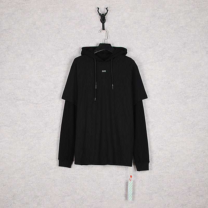 Autumn And Winter Off Back Splash Ink Spray Paint Arrow Hooded Sweater