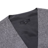 Tuxedo Vests Men Suit Vest Fashion Temperament Pure Color Vest Personal Leisure