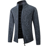 Winter Men's Velvet Stand Collar Thick Loose Sweater Large Size Fashion Trend Casual Cardigan Coat Men Cardigan Sweater