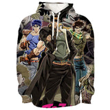 Jojo's Bizarre Adventure 3D Printed Hoodies Sweatshirts