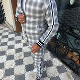 Men Tracksuit Set Jogging Suits Men's Sports and Leisure Suit Men's Outdoor Sportswear Jacket Trousers Two-Piece Suit